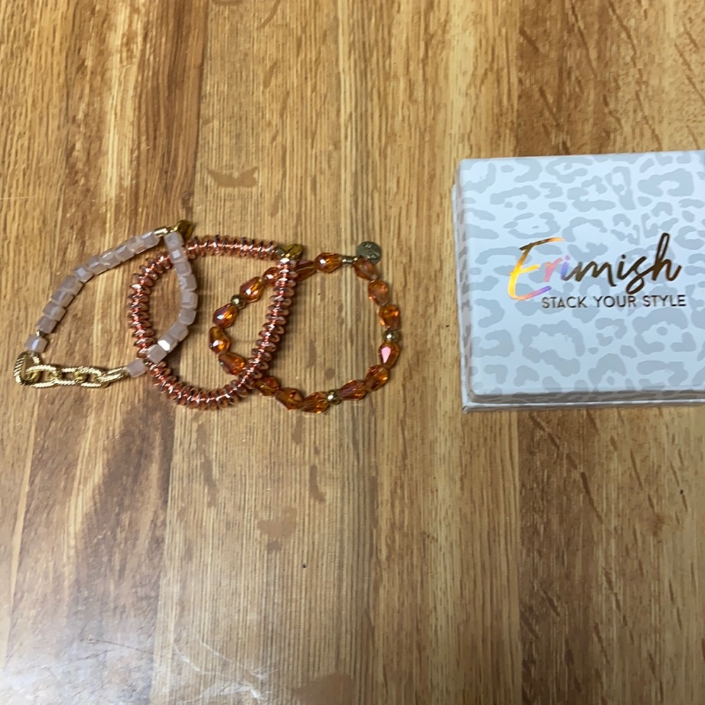Erimish stackable stretch bracelet set